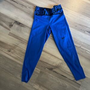 Nike Pro | Dri-Fit | Nike Blue Leggings Size Small